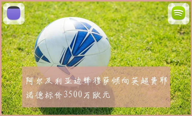 阿尔及利亚边锋穆萨倾向英超费耶诺德标价3500万欧元